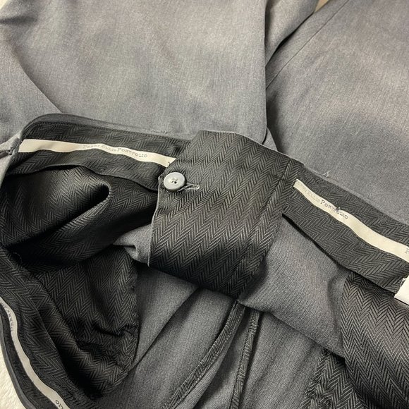 Perry Ellis Portfolio Travel Luxe Dress Pants Mens 34X30 (35x27.5)‎ Gray No Iron - Picture 11 of 11
